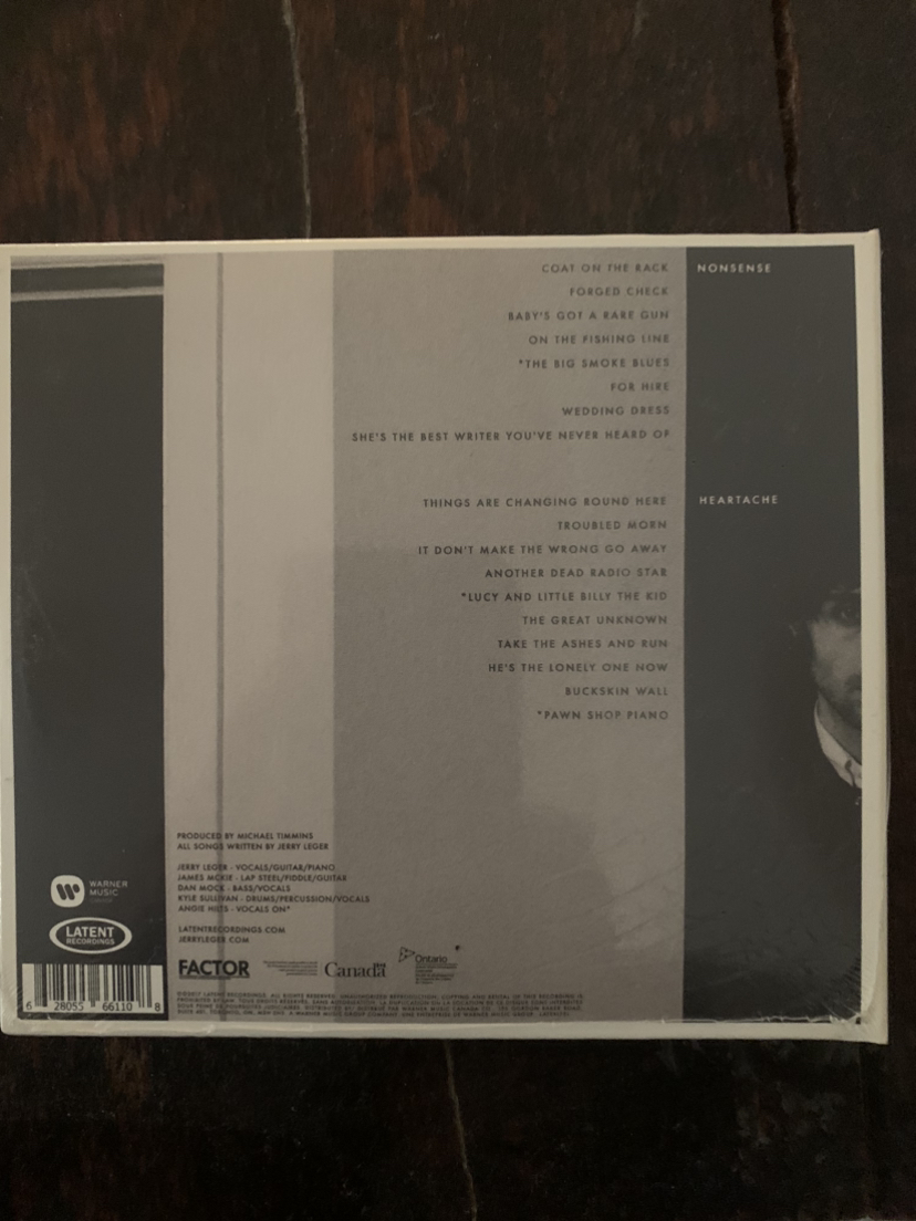 NEW Jerry Leger “Nonsense and Heartache” double CD album image indicator(2)