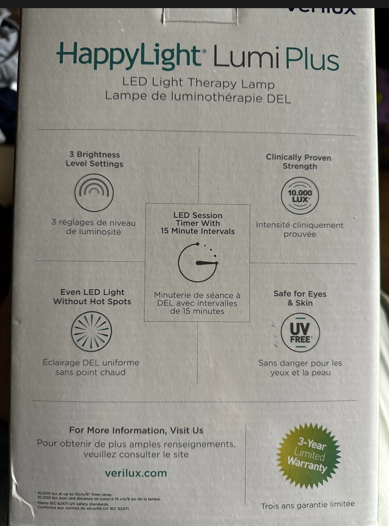 Verilux HappyLight Lumi Plus - photo 2