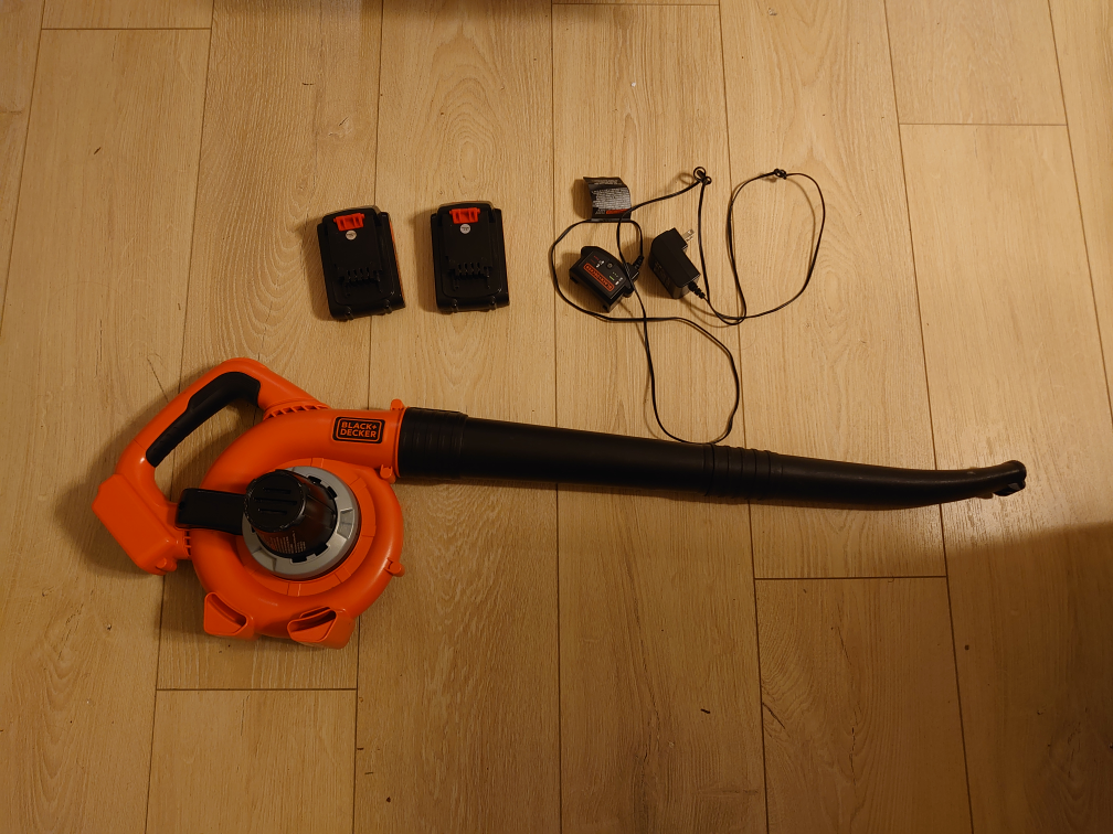 Black and decker leaf blower thumbnail
