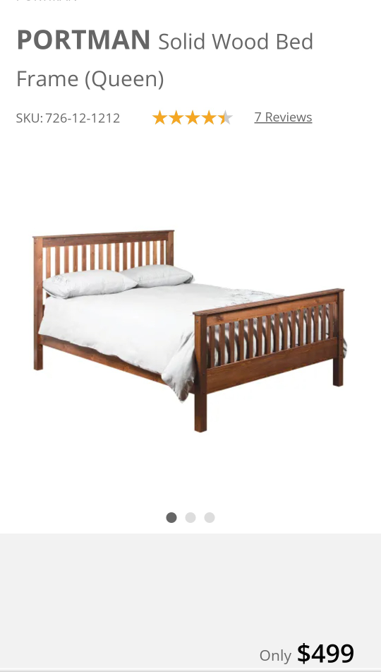 Bed frame, mattress, mattress topper - photo 3