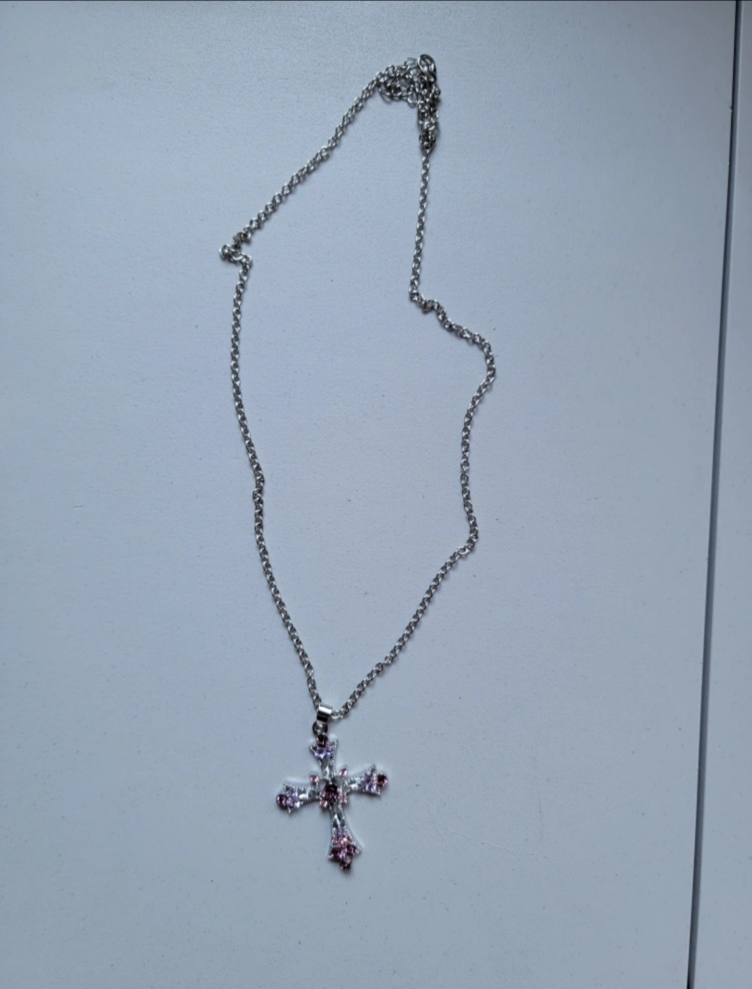 Crystal Cross Necklace image indicator(3)