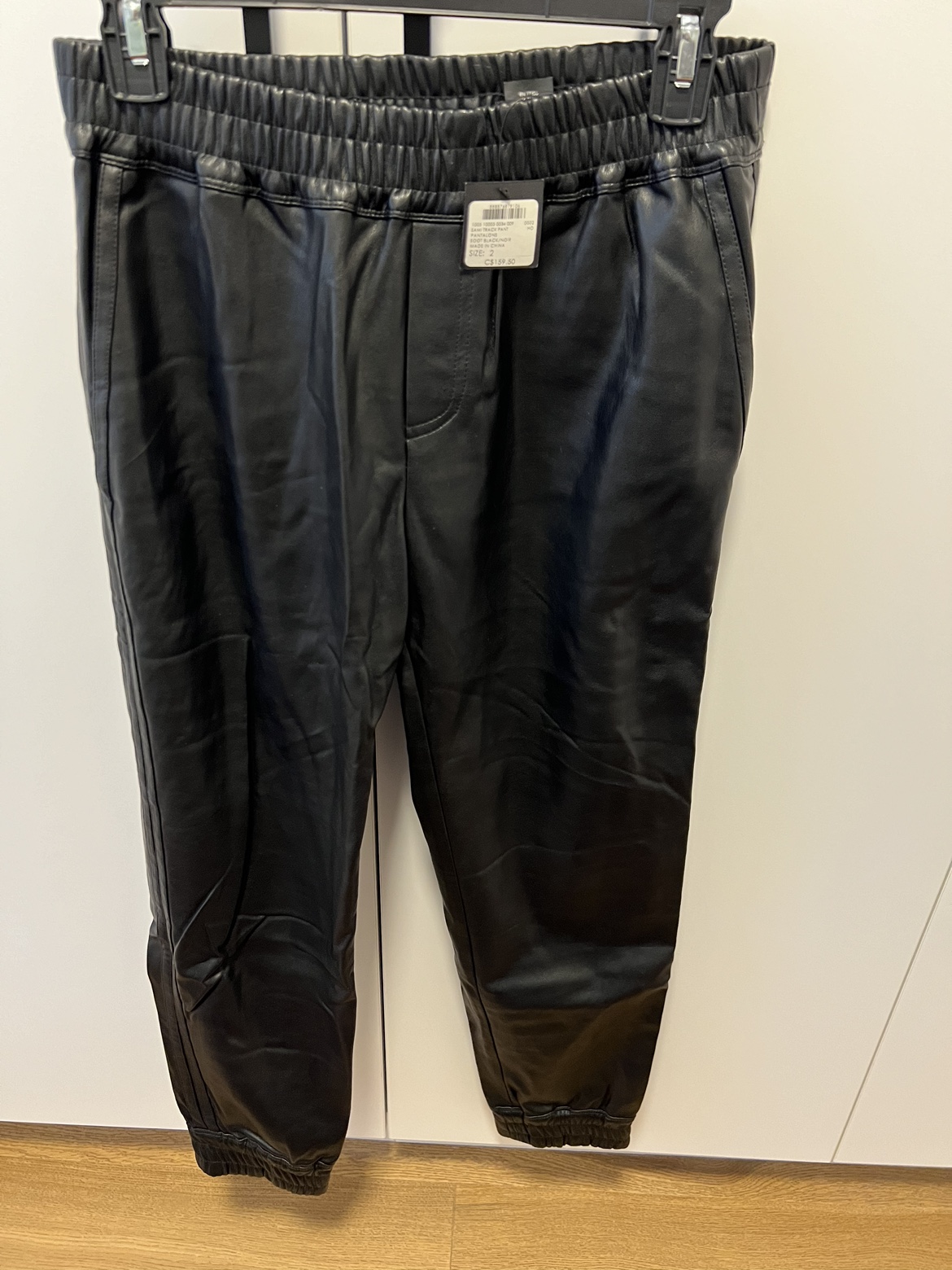 Club Monaco Leather Joggers - photo 2