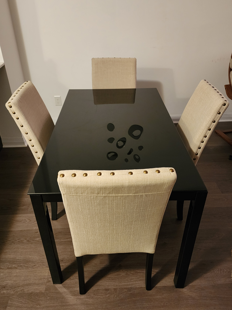 Dining table with 4 chairs - photo 2