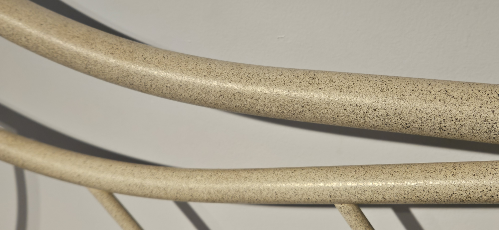Full/Double Cream Metal Headboard - photo 2