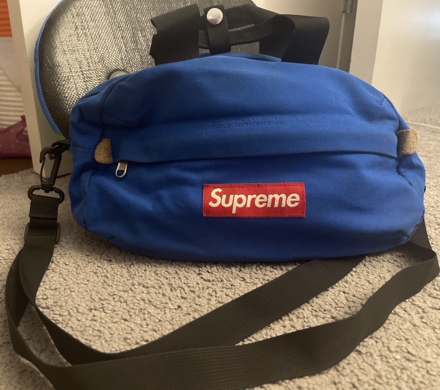 SUPREME x SUNBRELLA Shoulder Bag 09’ vintage Royal Blue