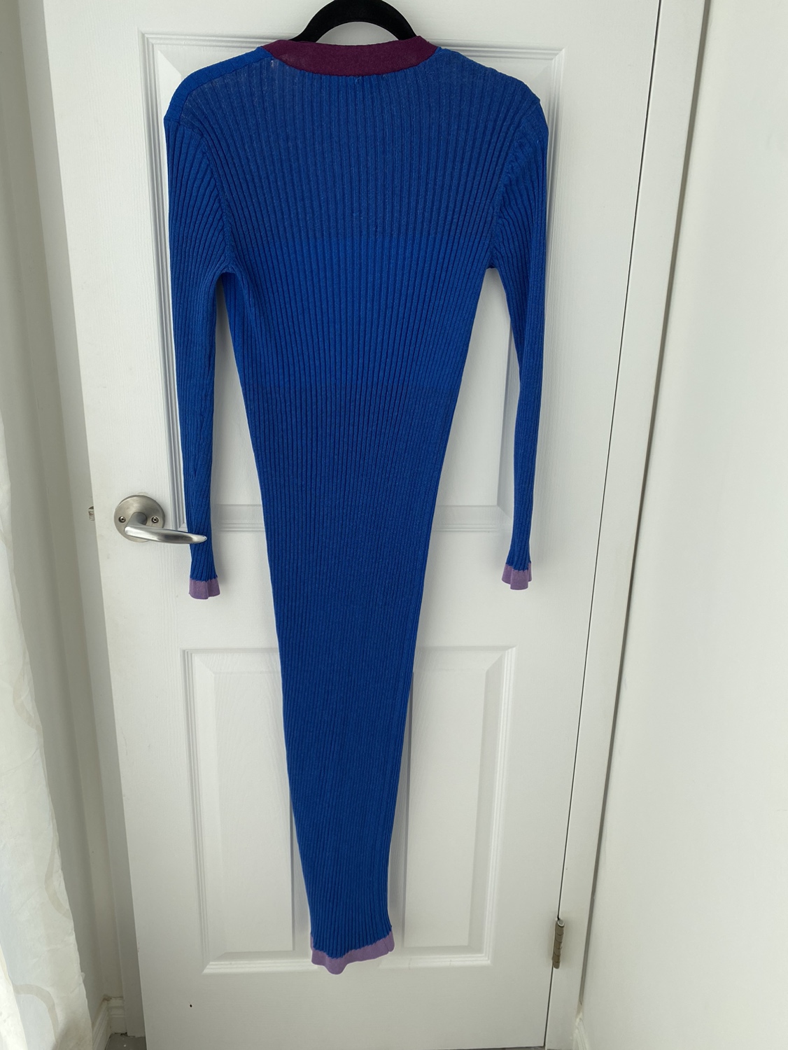 Zara Long Blue Cardigan Duster image indicator(2)