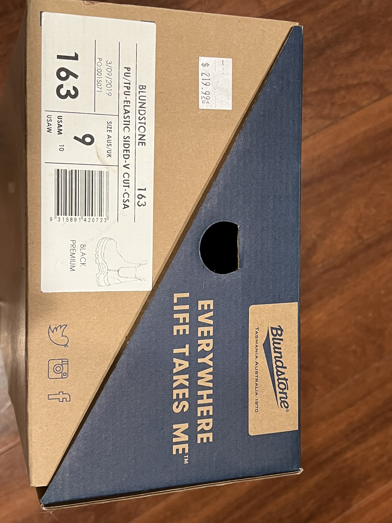 Blundstone 163 CSA Work & Safety Boots. Steal Toed image indicator(7)