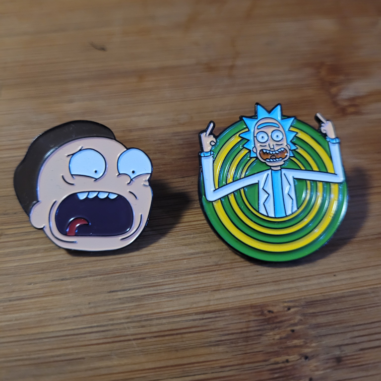 Rick and Morty Pins