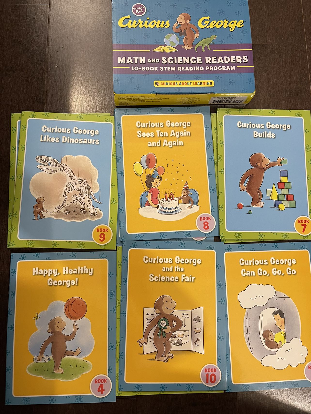 Curious George Early learner kids book set - photo 4