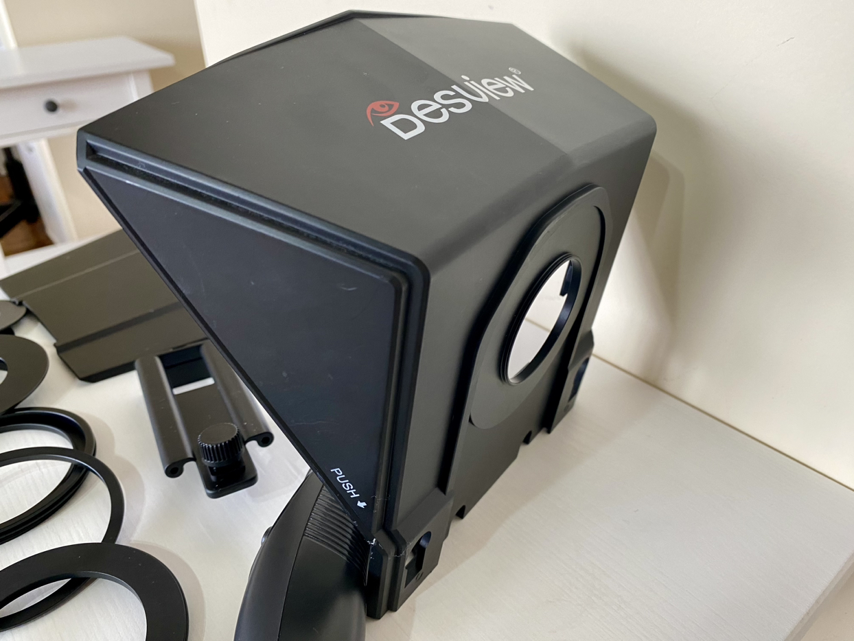 Teleprompter for phone/ tablet (+9lens adapter rings) - photo 4