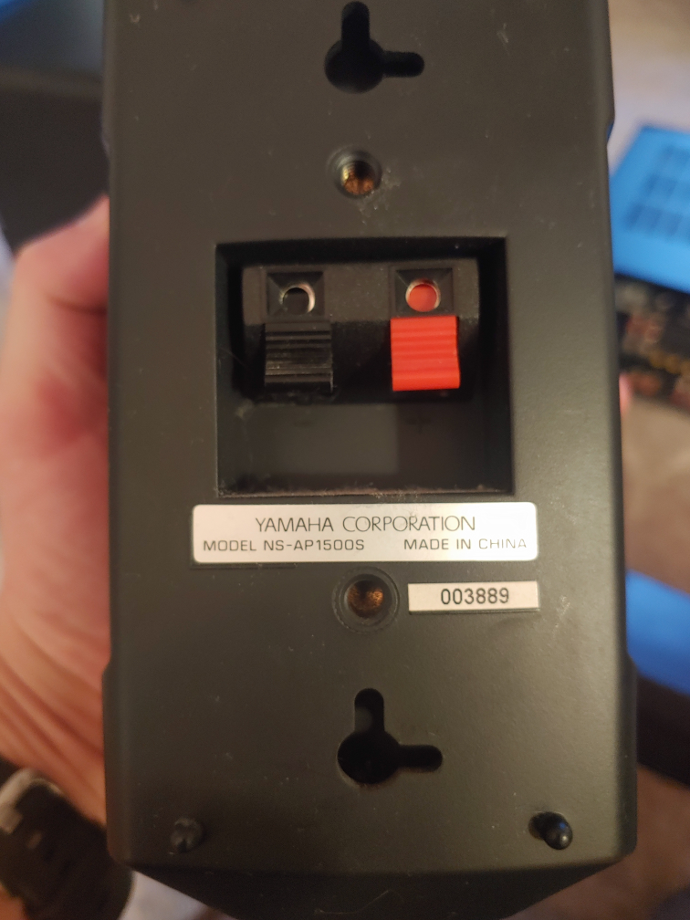 Yamaha RX V371 HDMI receiver and 5.1 speaker set up image indicator(6)