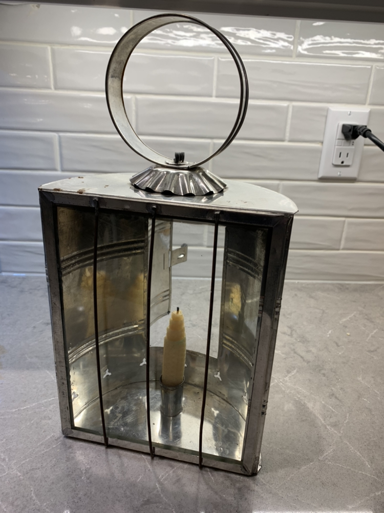 Reproduction Tin candle holder image indicator(4)