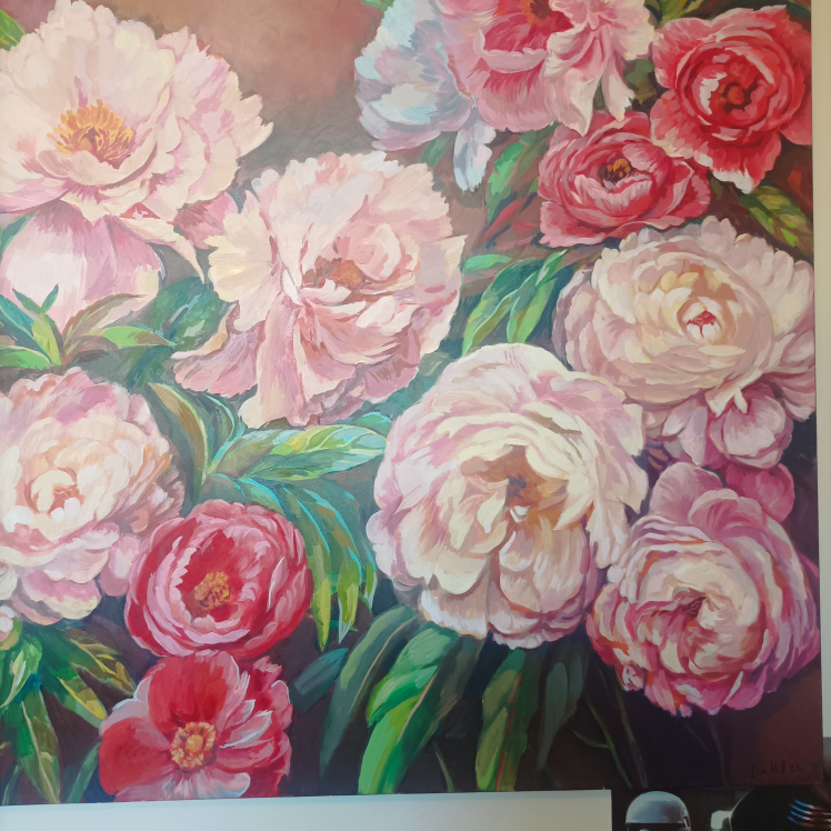 original oil painting 40 by 40 " image indicator(7)