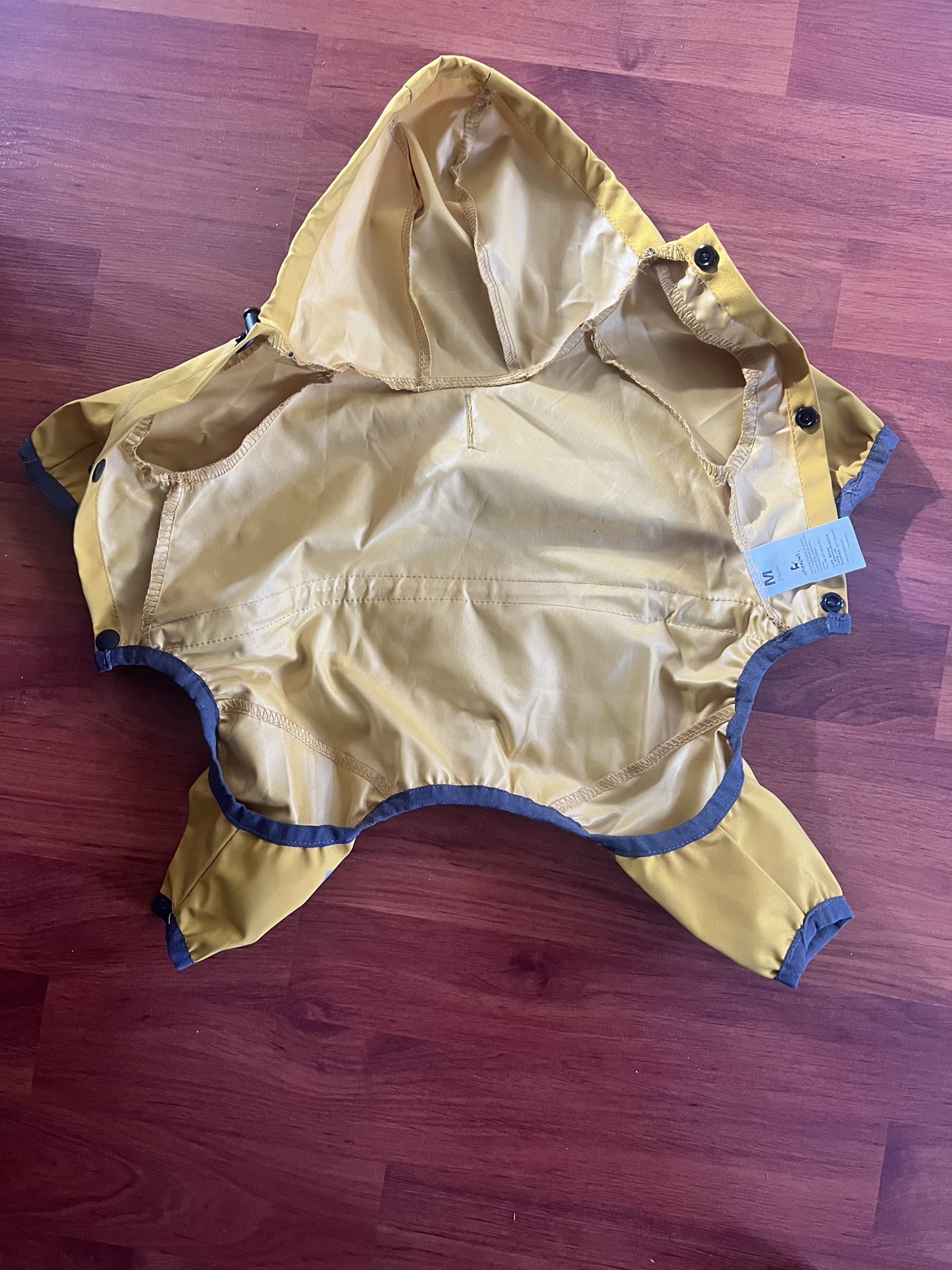 New Small Dog Waterproof Raincoat with Hood, 25 cm - photo 4