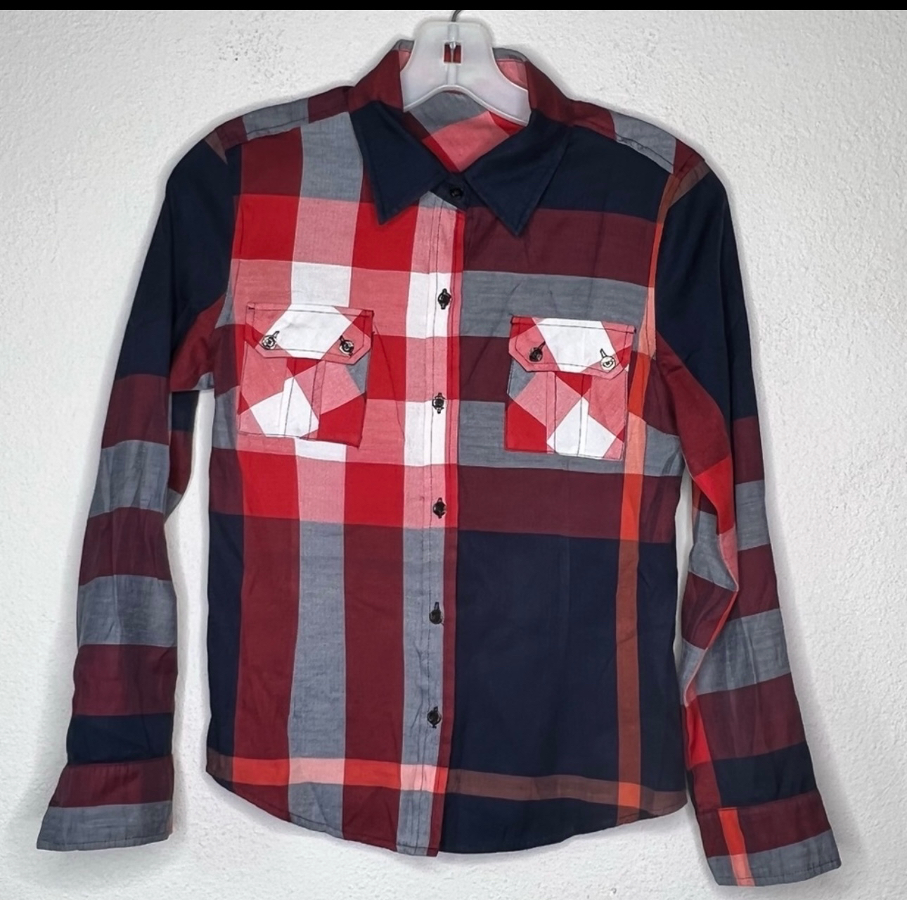 AUTHENTIC Burberry Brit Plaid Button-Down Shirt thumbnail