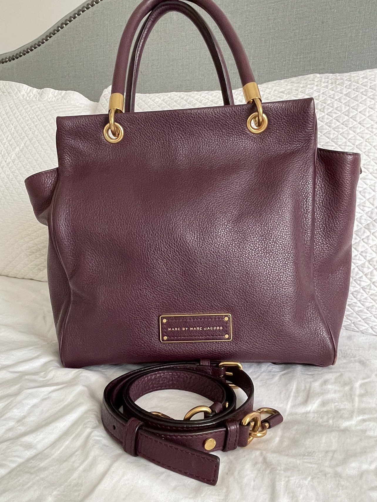 Marc Jacob Tote/ Cross Body Bag - Burgundy - photo 3