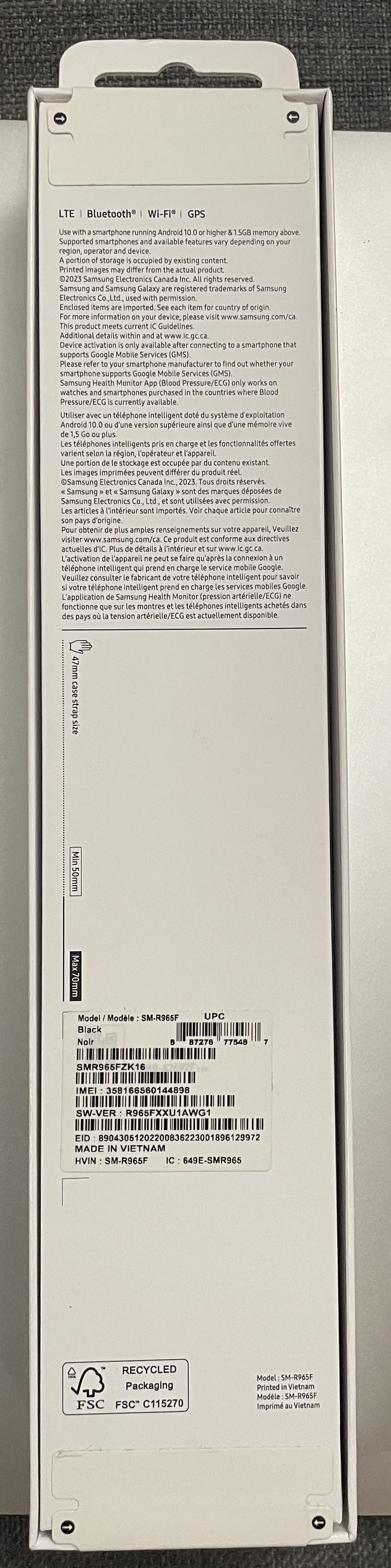 Brand new Samsung Galaxy watch 6 Classic 47mm image indicator(4)