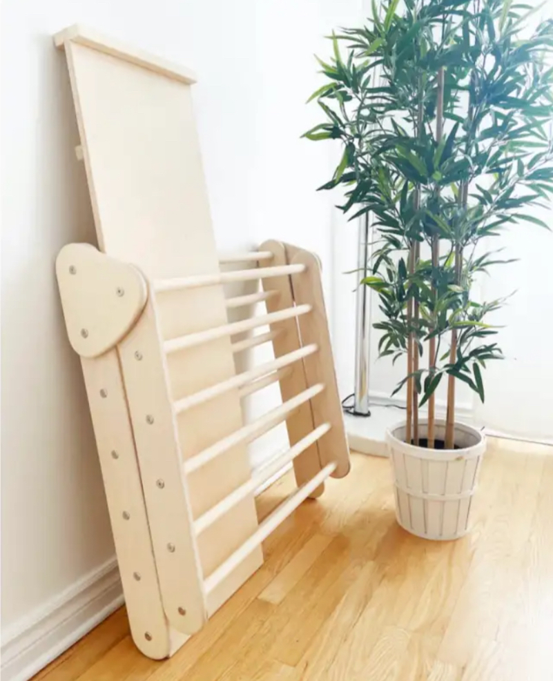 pikler triangle Kids balance board and slide - photo 3