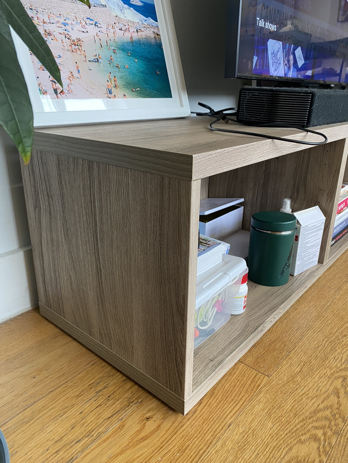 Ikea: BESTÅ TV unit, walnut effect light gray - photo 2