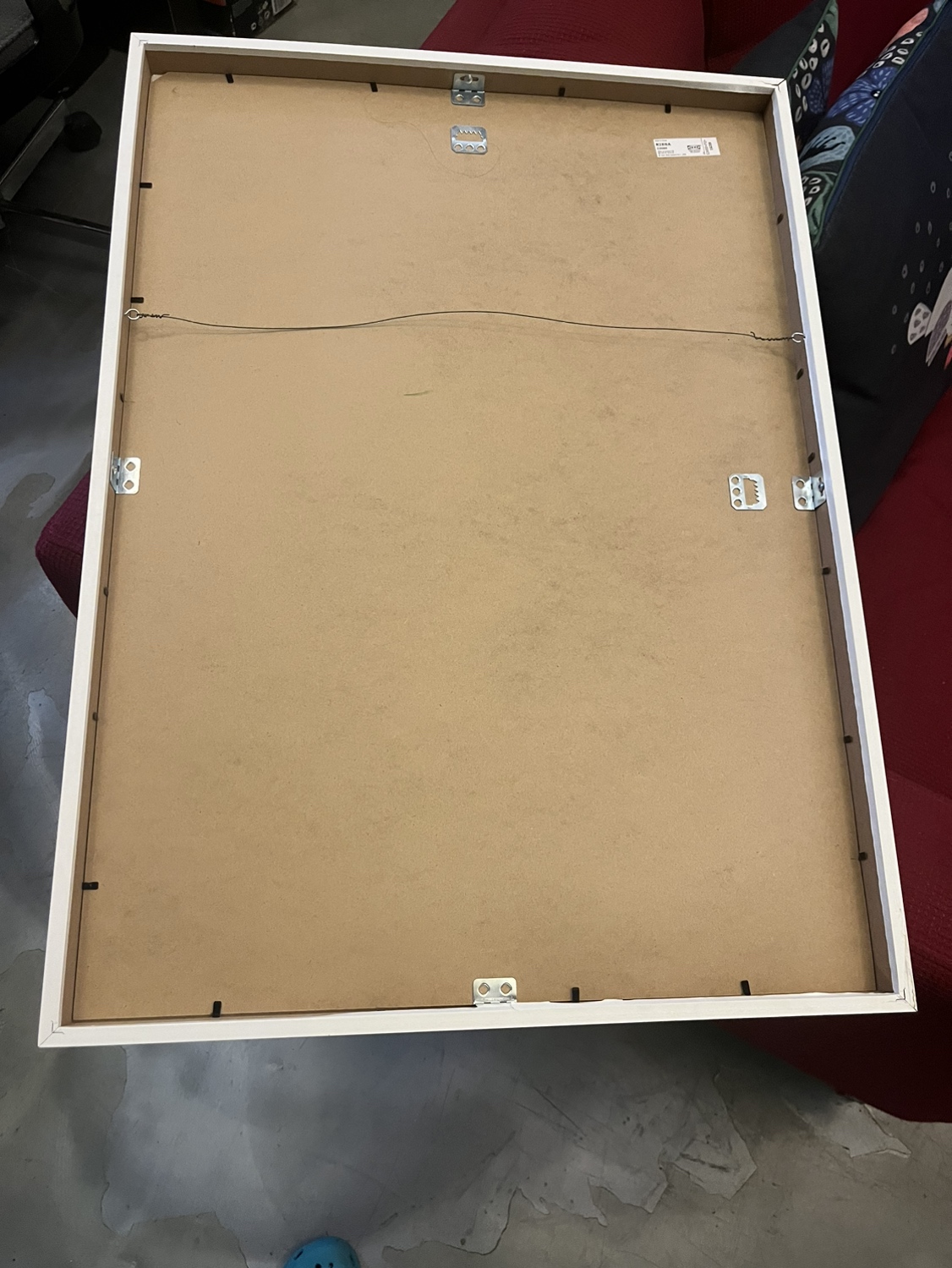 3 Large White Picture Frames - photo 2