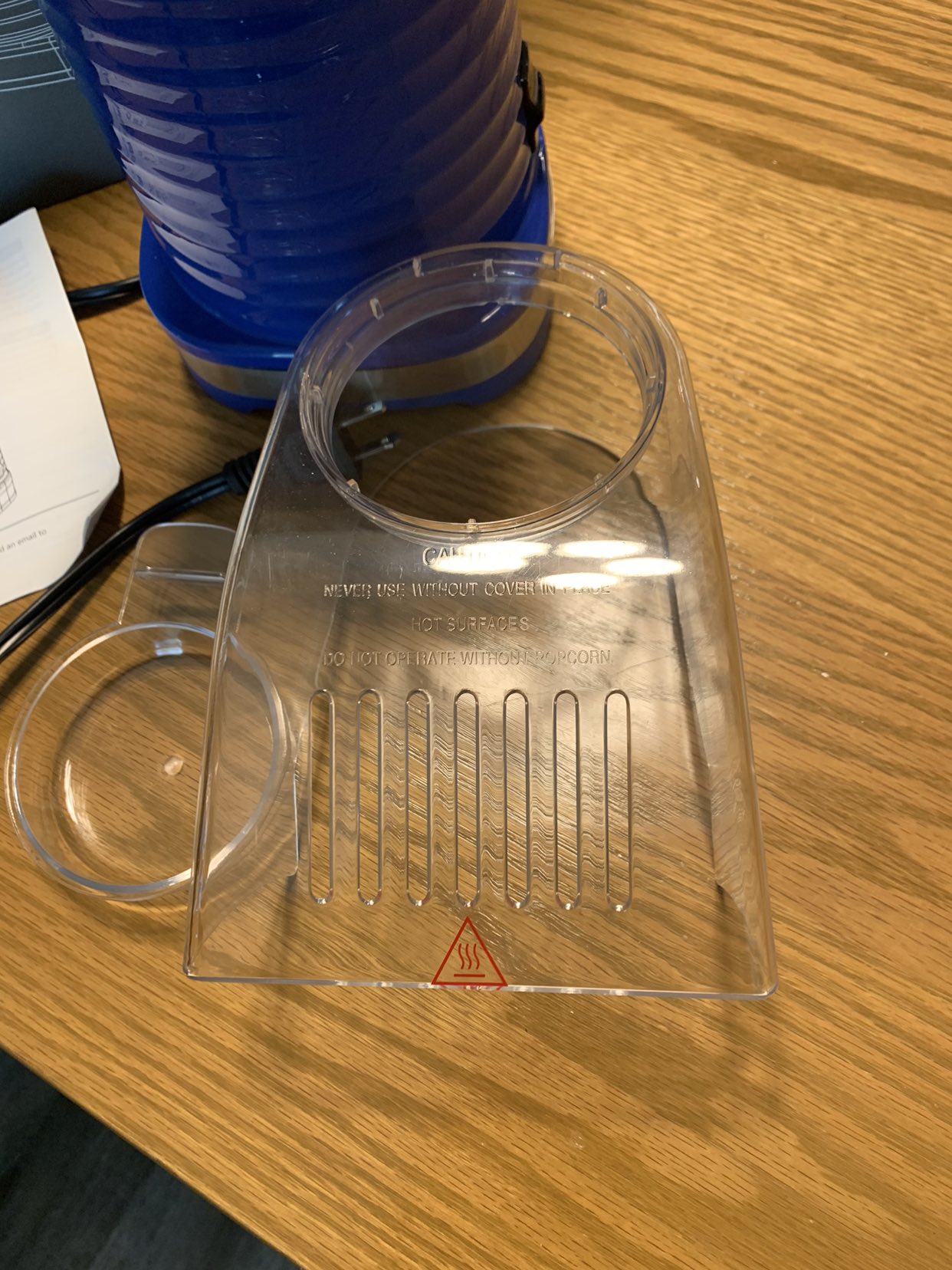 Hot air popcorn maker image indicator(8)