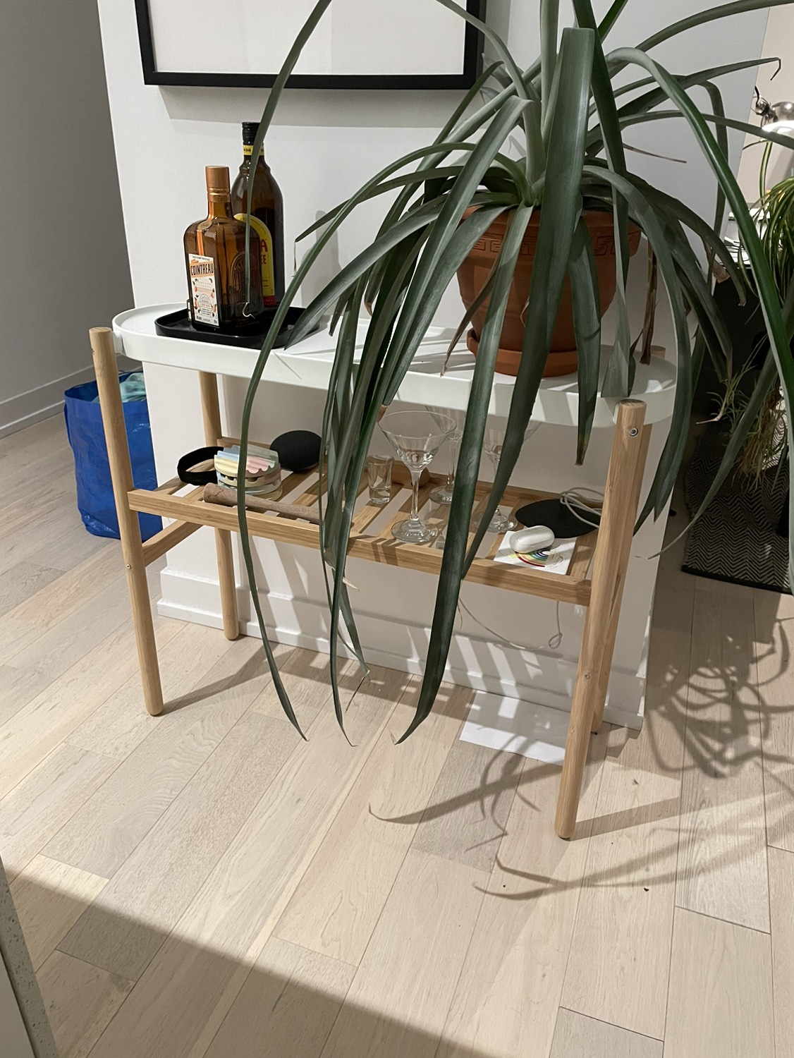 Ikea plant stand / bar / console table