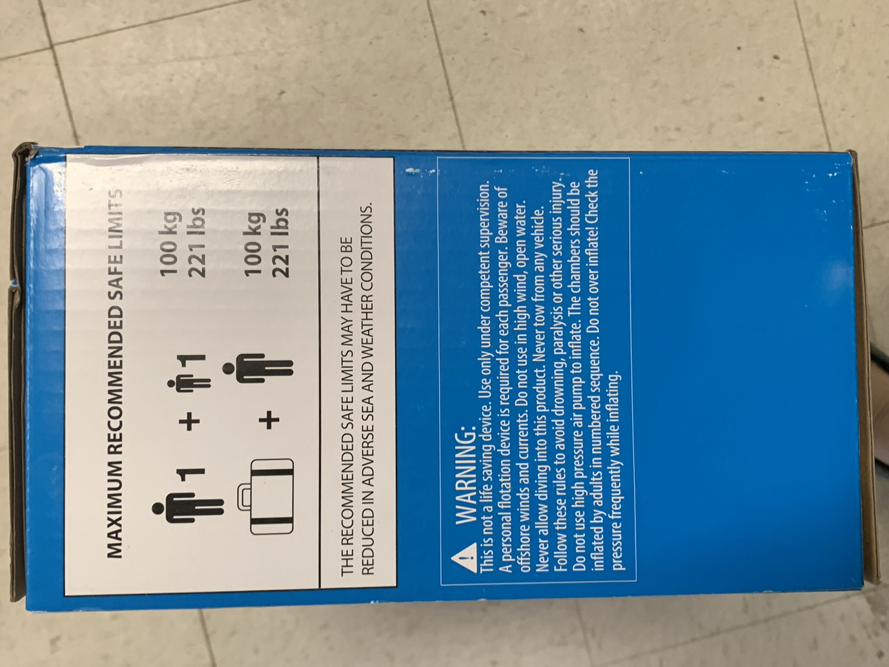 Brandnew inflatable River raft,3 pc lack float,beach shelter image indicator(2)