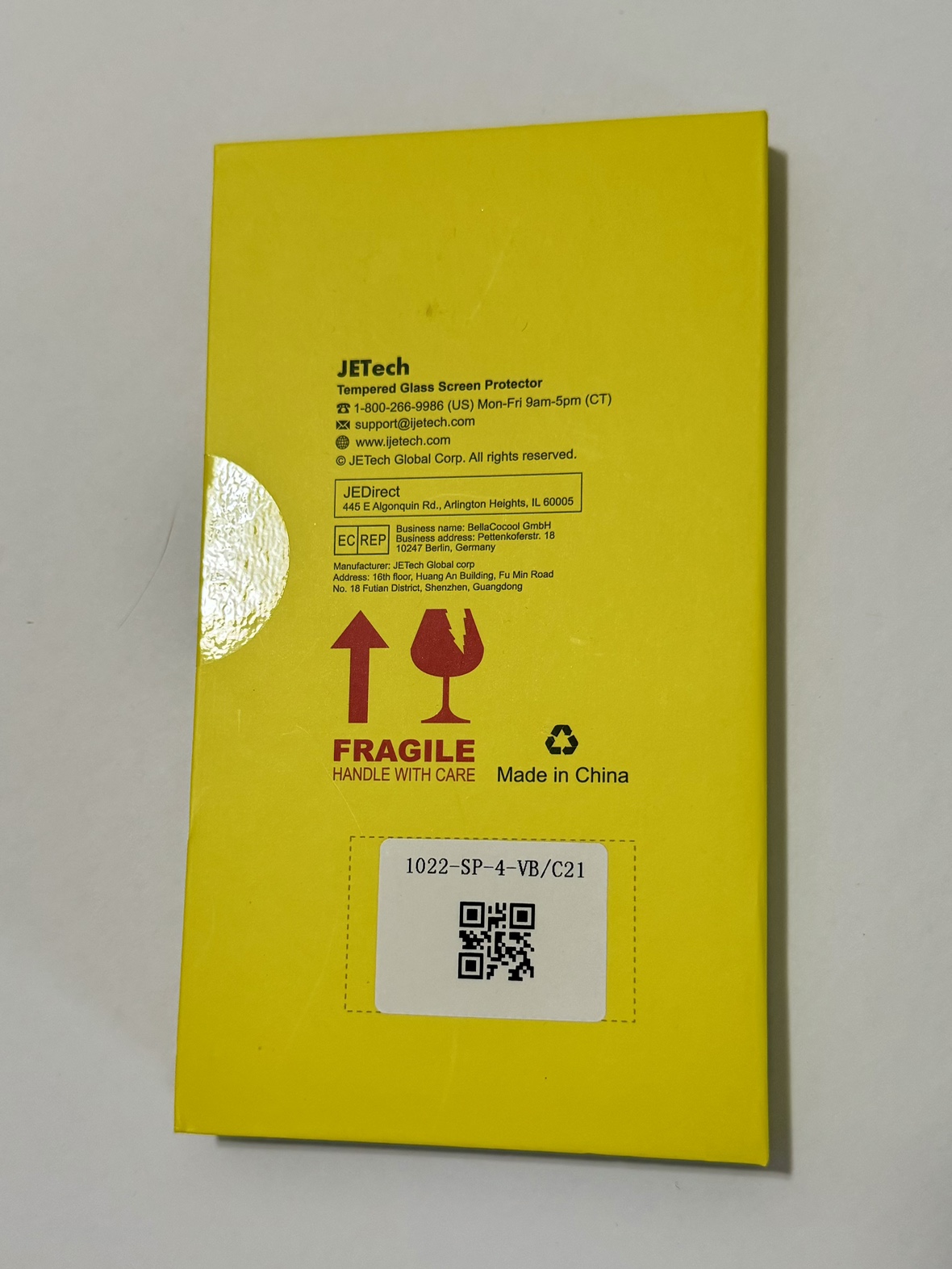Tempered glass iphone 11pro XS and X image indicator(2)