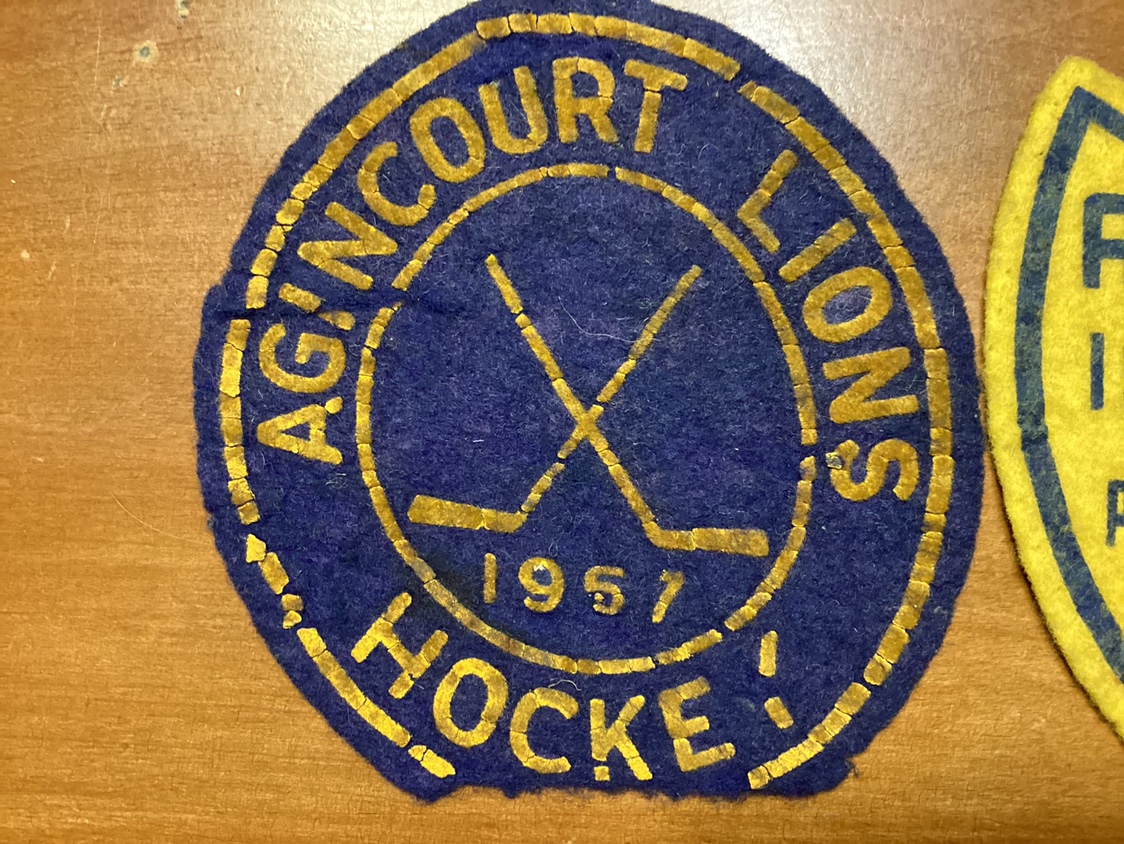 4. 1957-58-59-69 AGINCOURT LIONS HOCKEY crests - photo 5