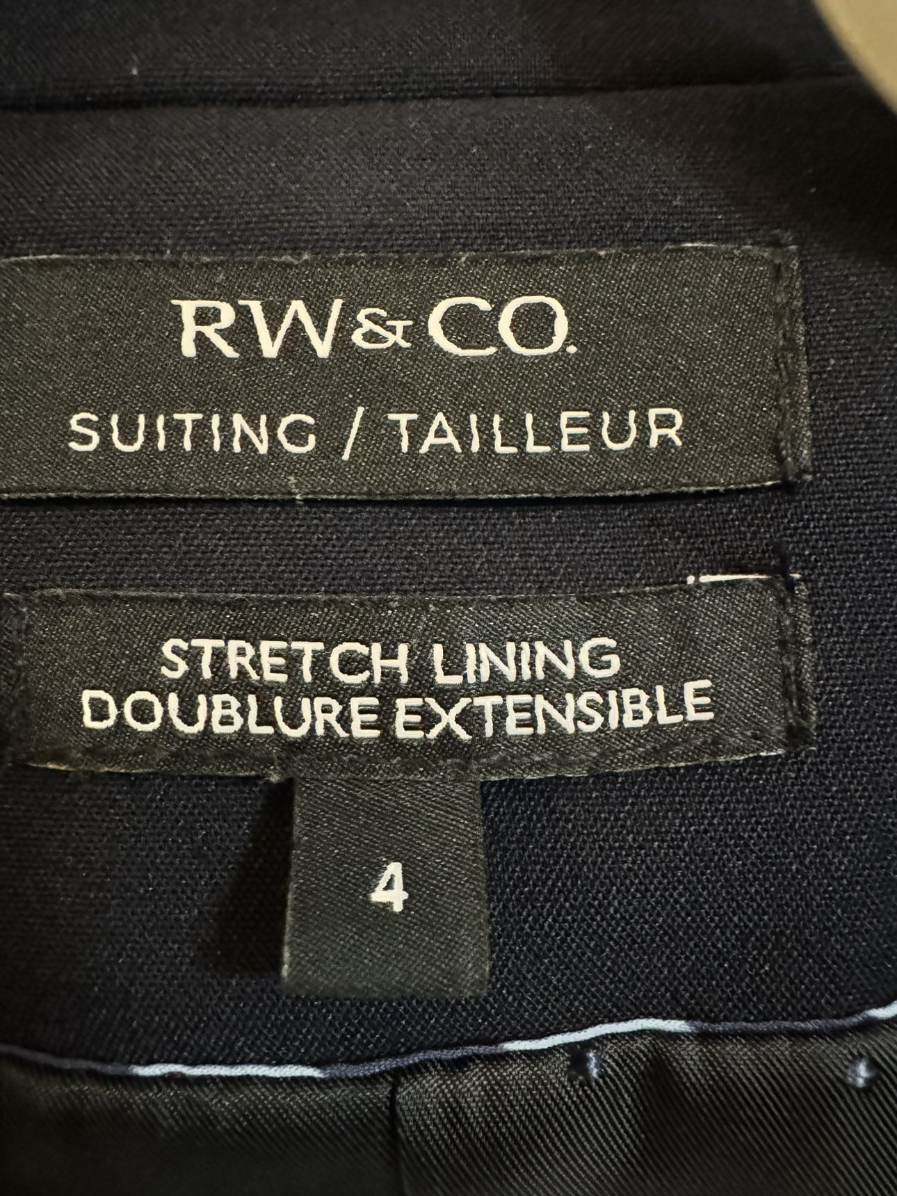 RW & CO woman suit (Dark Blue Suit) - photo 3