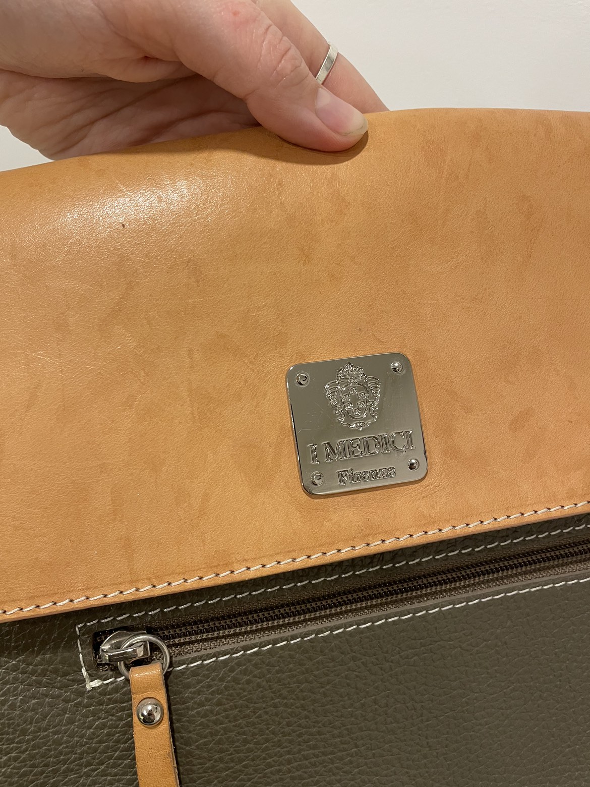 I Medici Crossbody leather purse - photo 5