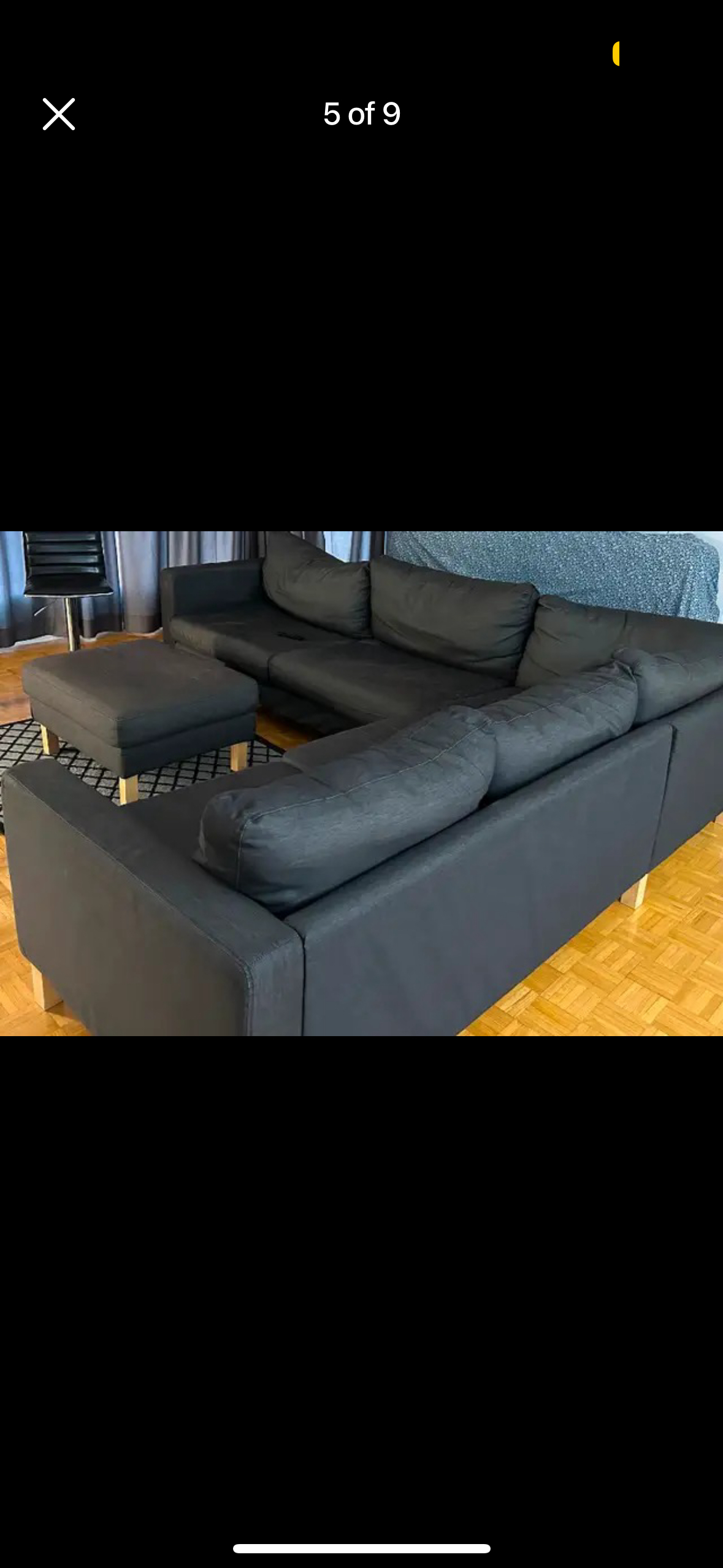 IKEA KARLSTAD SECTIONAL COUCH