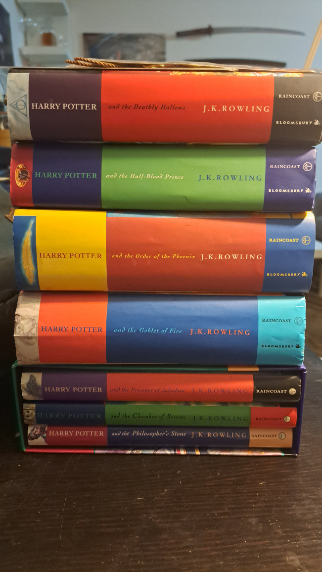 hardcover Harry Potter book series