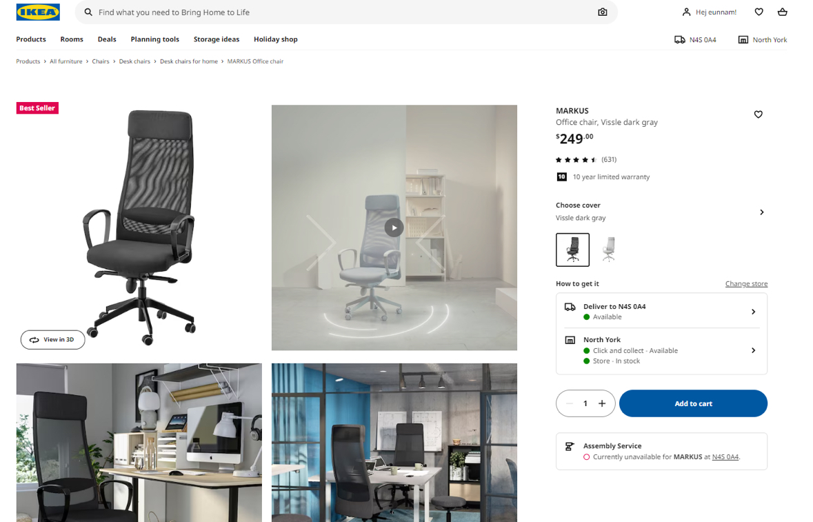 Ikea office chair - photo 2