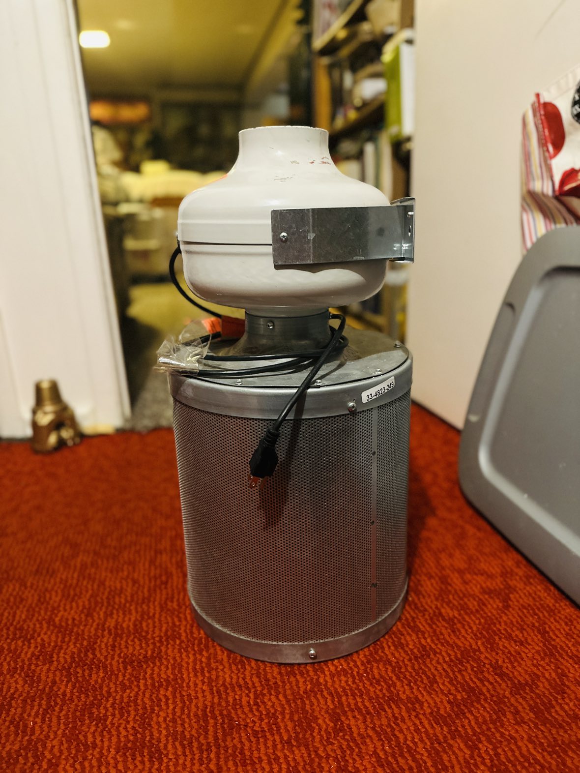 Can fan and activated carbon filter for indoor grow thumbnail