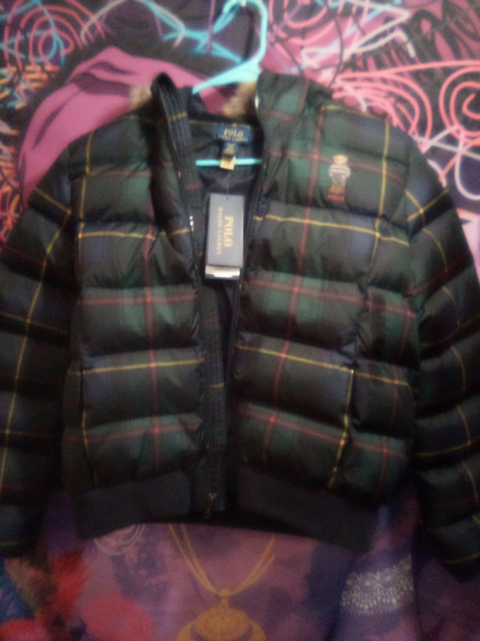 Authentic water resistant Polo Bear down jacket - photo 2