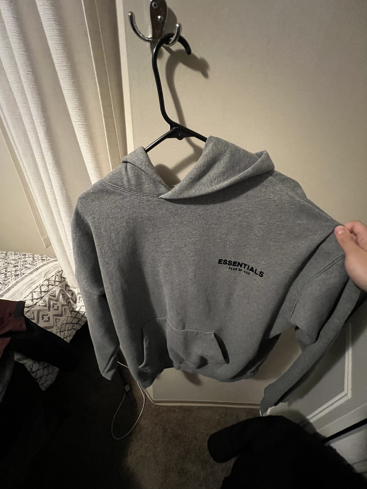 Grey Essentials Hoodie