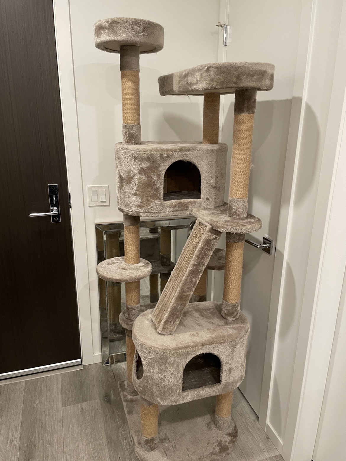Whisker City 70-in Cat Tower