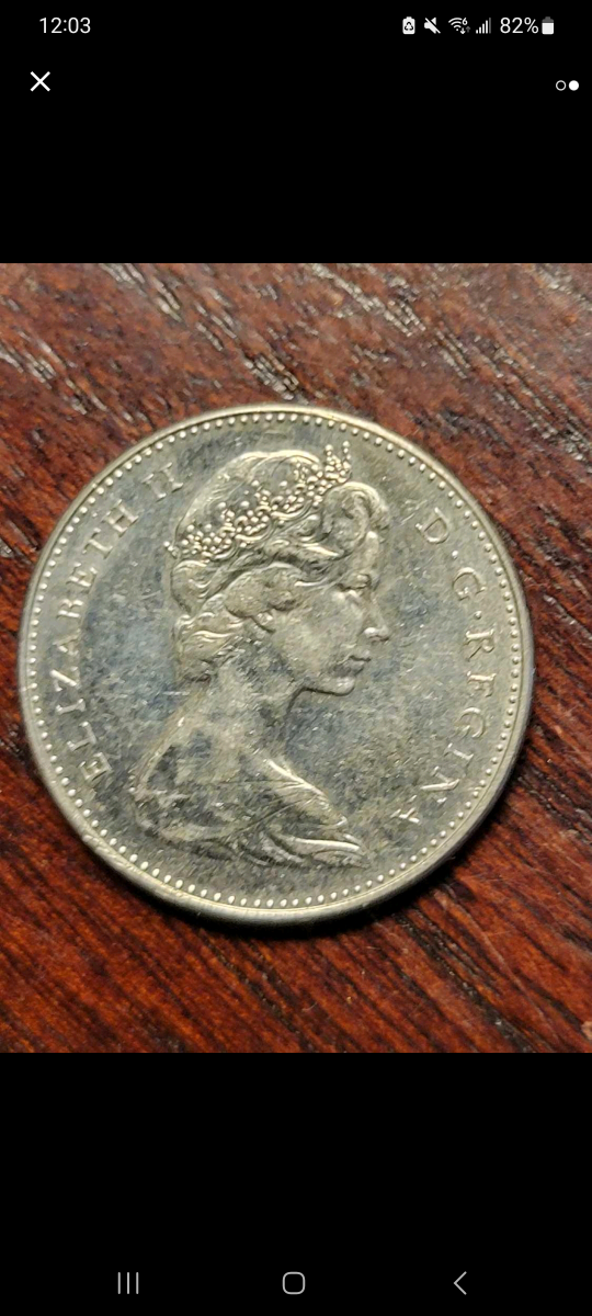 1967 Canada Centennial 5 Cent Coin image indicator(2)