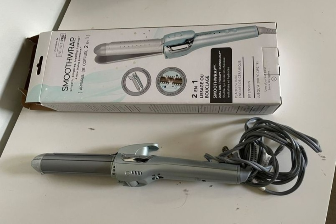 Conair 2in1 hair straightener and curler / hair iron thumbnail