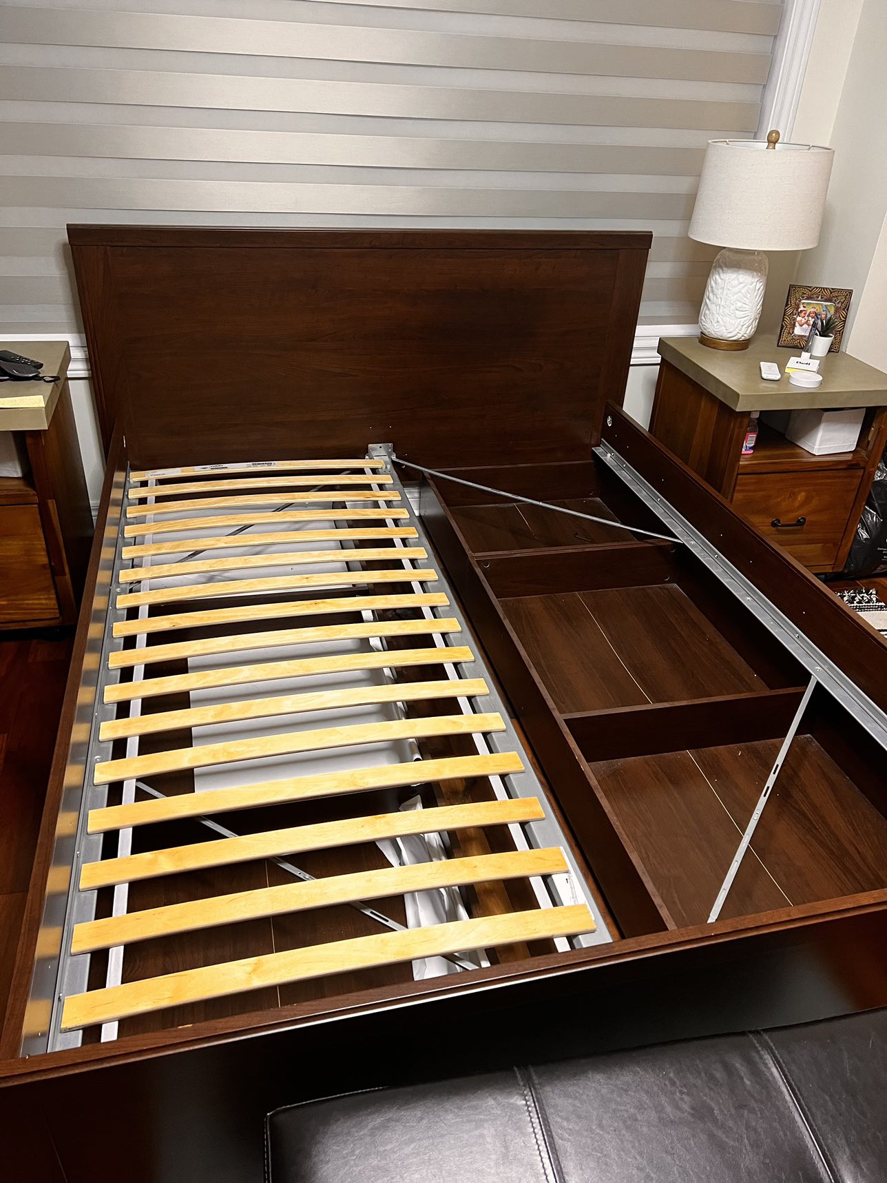 Ikea Queen bed - with storage box - photo 3