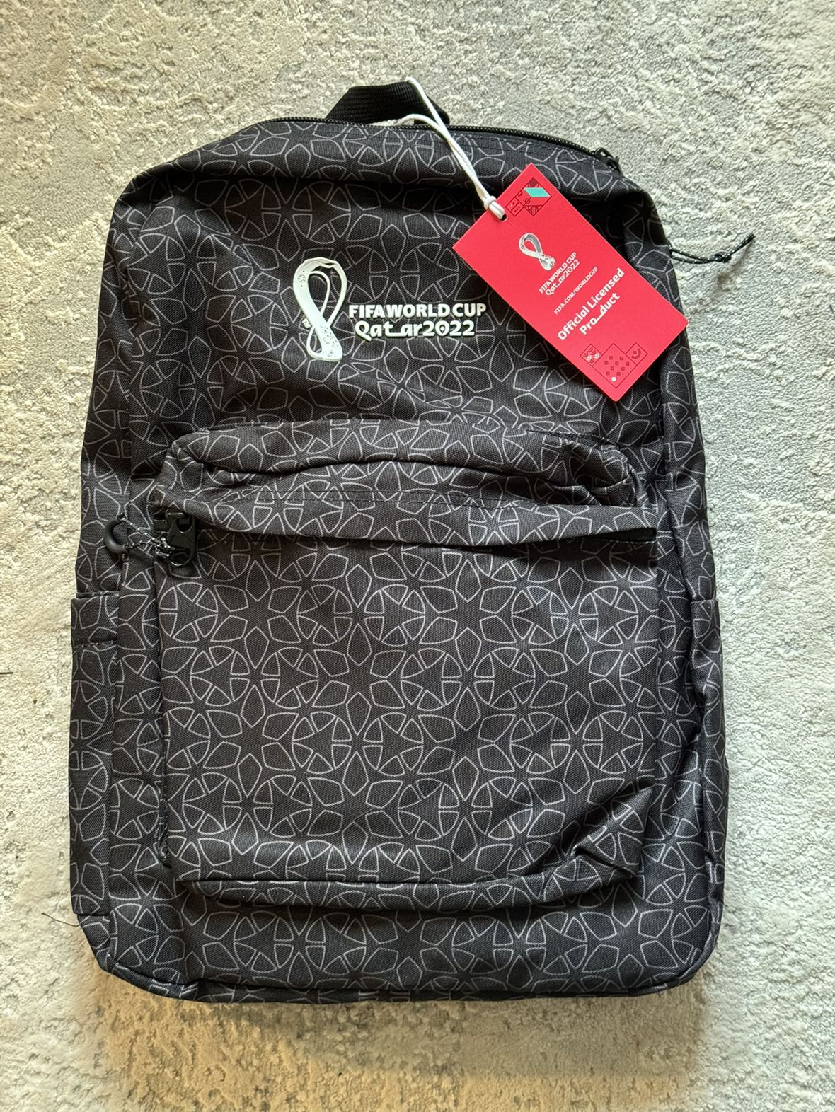 Official Qatar World Cup Backpack in black new with tags