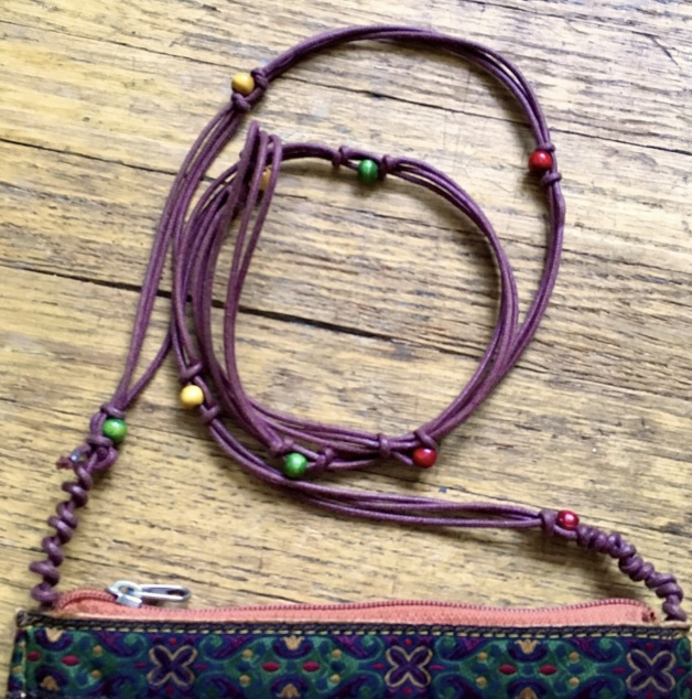 1970’s Fringe Beaded Suede Bag UNUSED excellent condition image indicator(2)