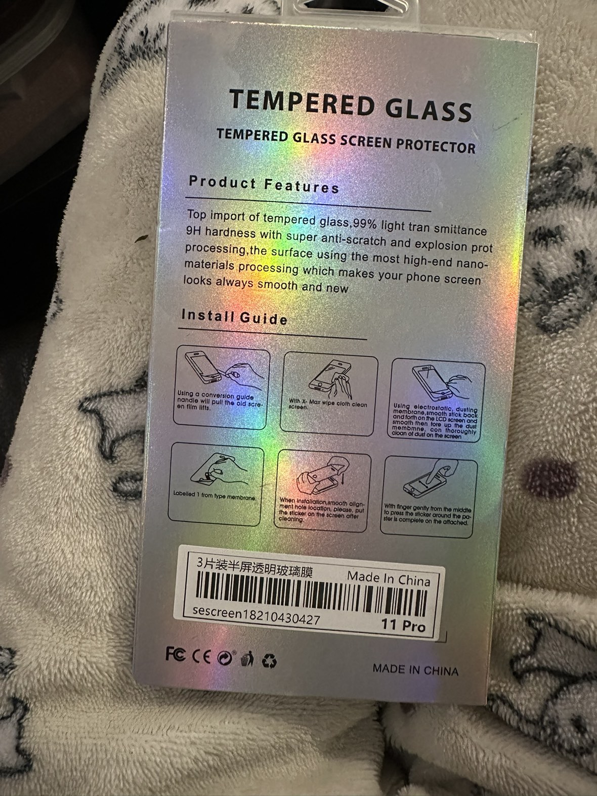 iPhone 11pro screen protector - photo 2