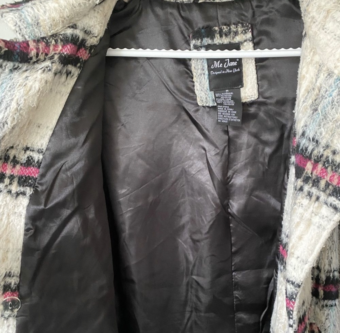 Me Jane New York wool blend coat sz M image indicator(5)