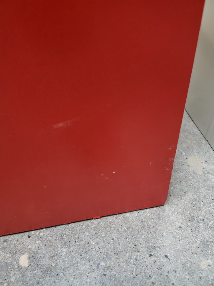 IKEA Brimnes 3 drawer dresser - RED! image indicator(6)