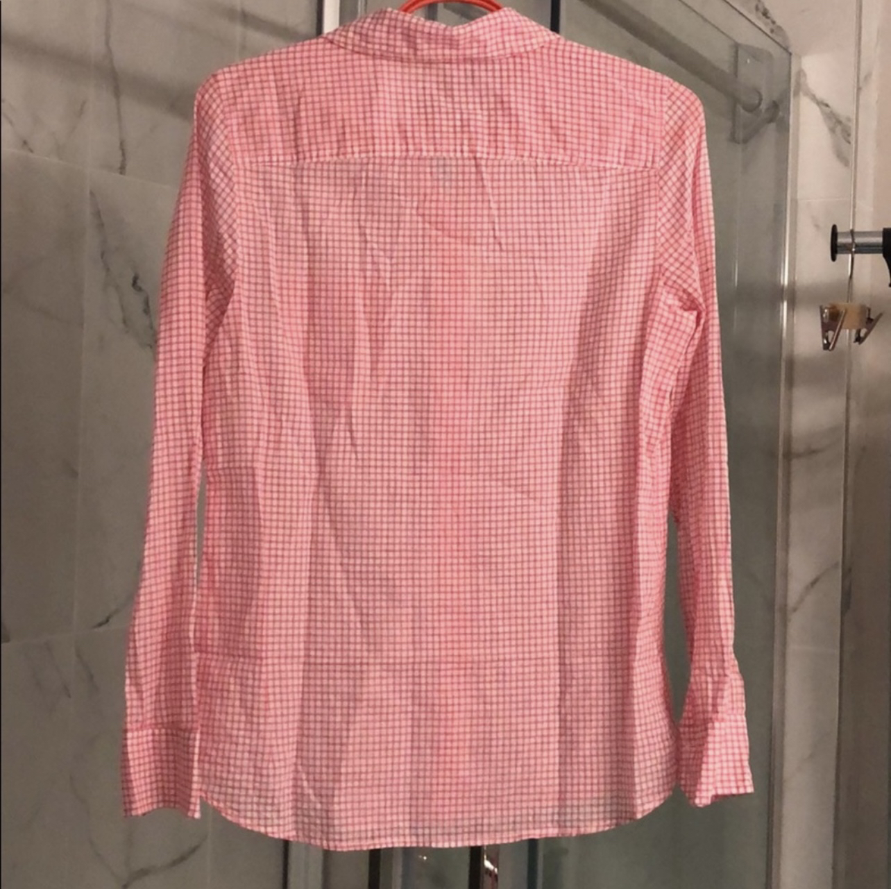 New Gap pink plaid shirt size xs image indicator(4)