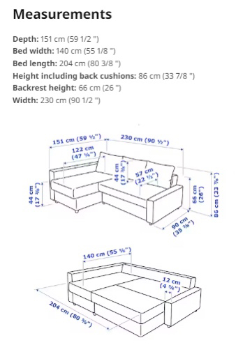 ikea Corner sofa-bed - photo 4