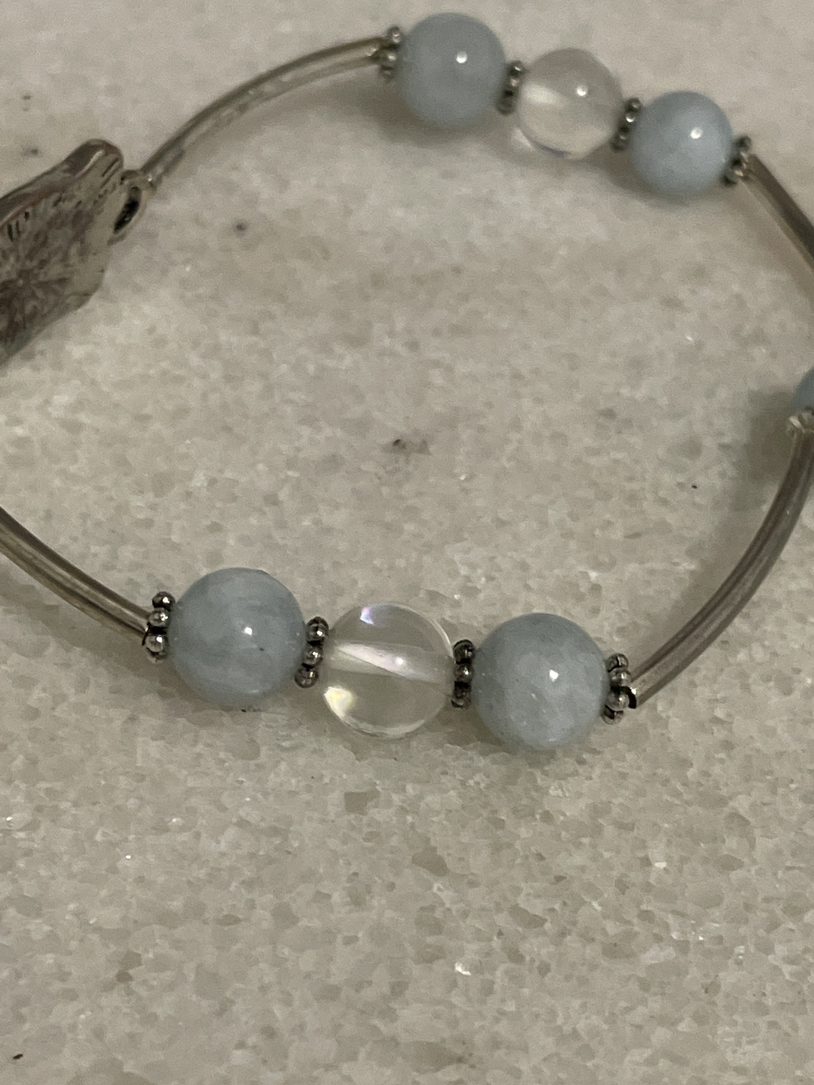 Handmade Blue stretch bracelet 🎁 - photo 2