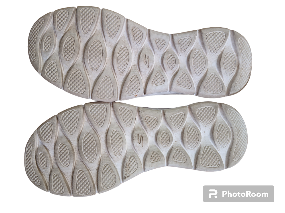 LIKE NEW WOMENS 10 / MENS 8 - 8.5 navy SKECHERS slip-ins gowalk image indicator(4)